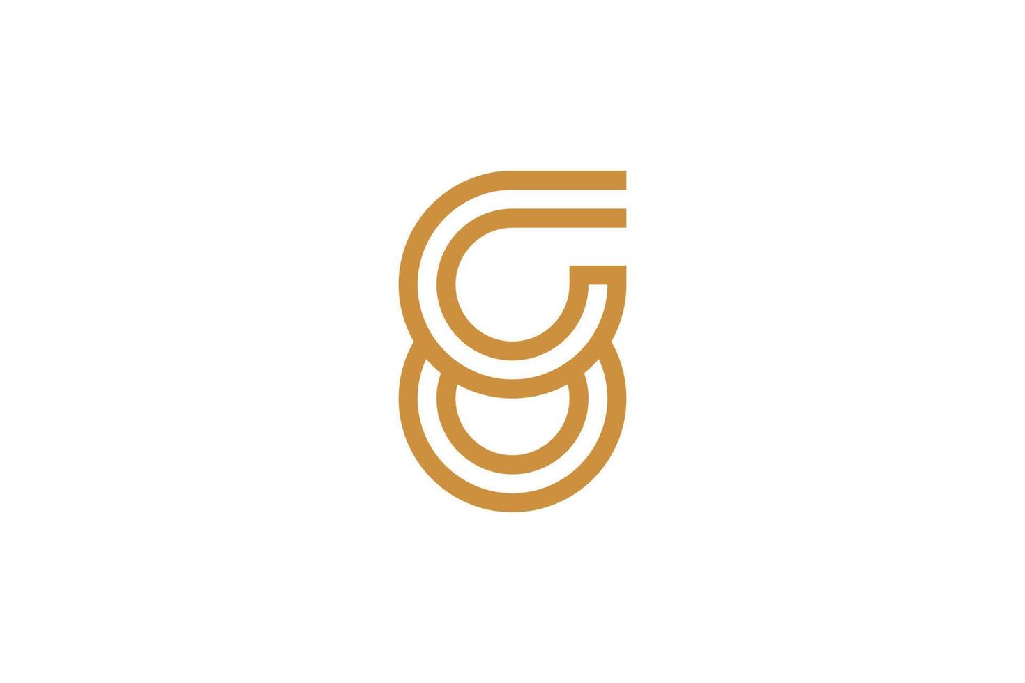 modèles de logo créatif lettre g vecteur