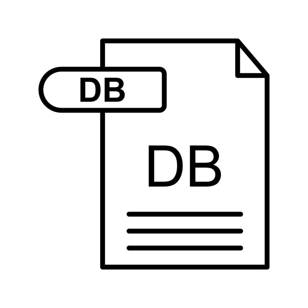 icône de vecteur de base de données