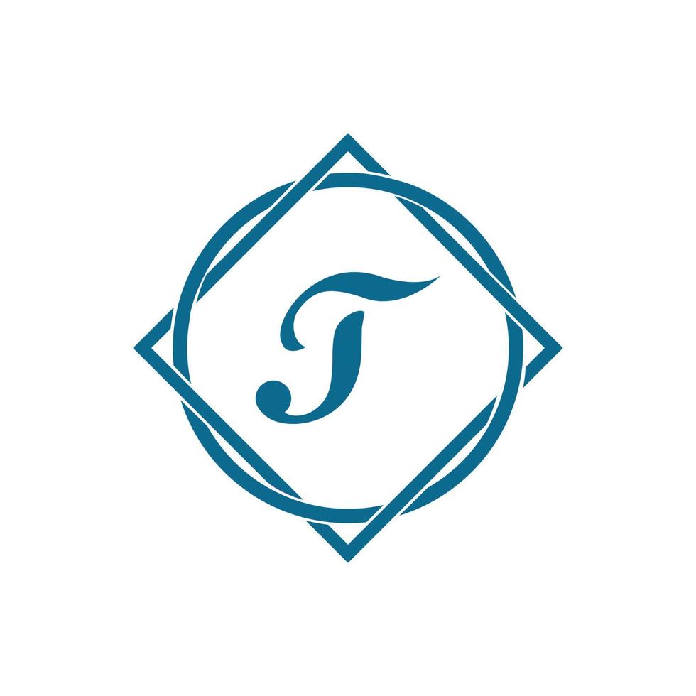 modèle de conception de logo de vecteur d'unité abstraite d'entreprise de lettre t