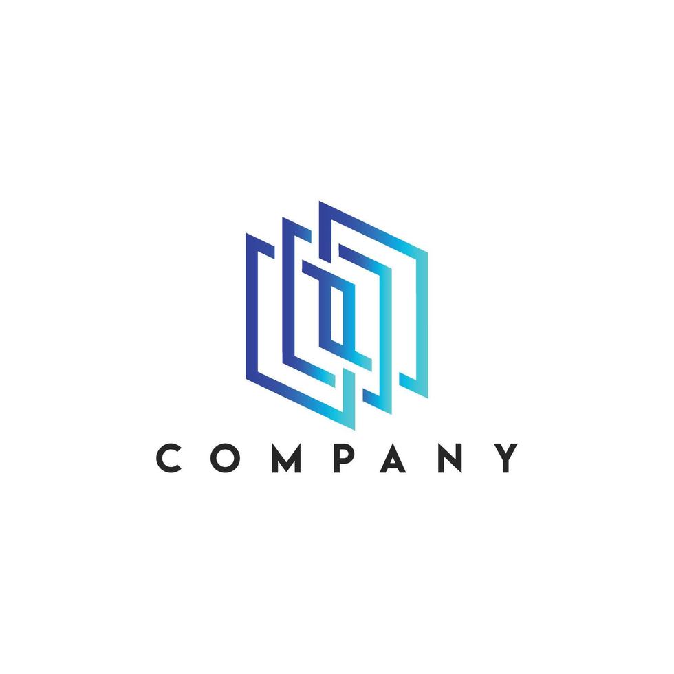 logo de plusieurs fiches techniques, logo de finance d'entreprise de données papier vecteur