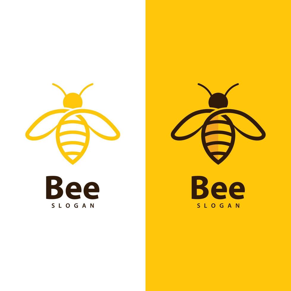 images de logo d'abeille vecteur