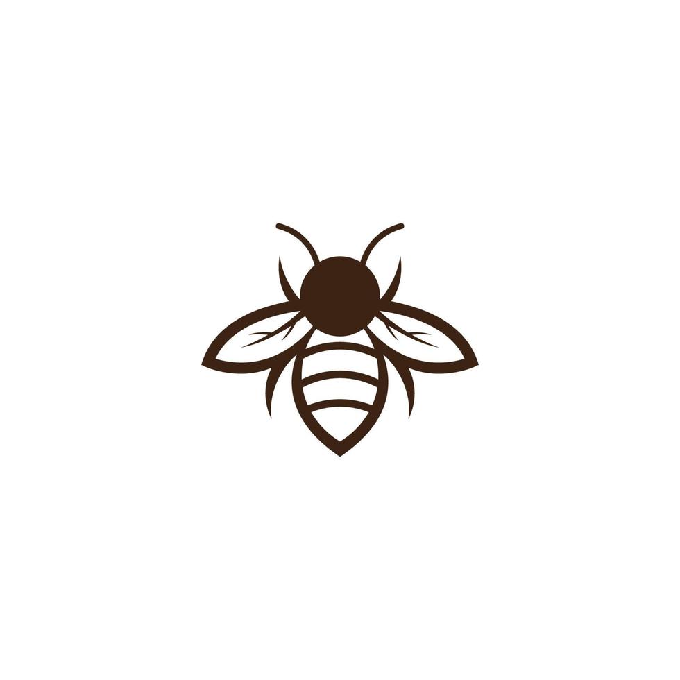 images de logo d'abeille vecteur