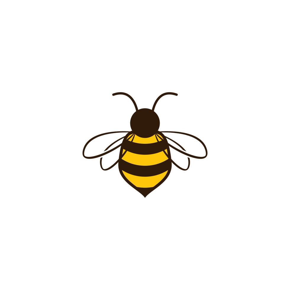 images de logo d'abeille vecteur