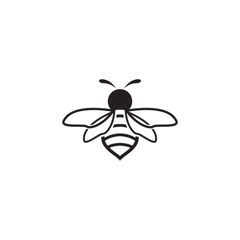 images de logo d'abeille vecteur