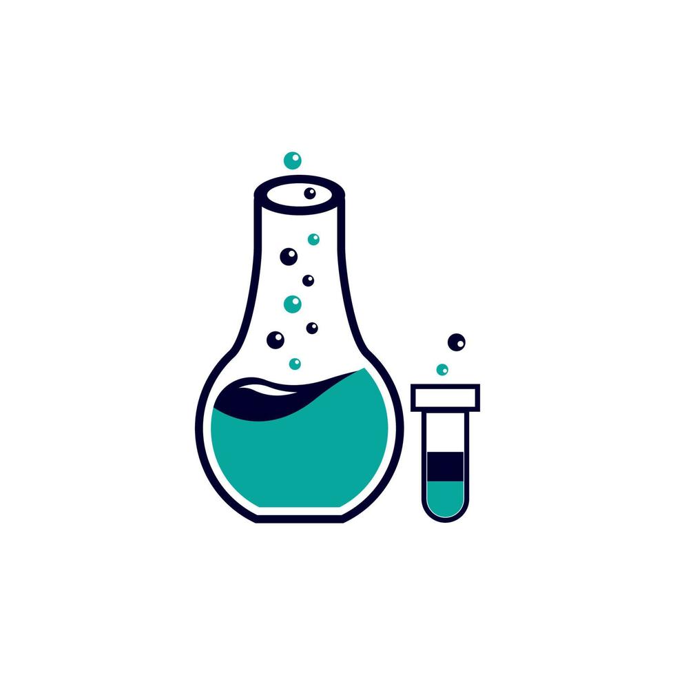 illustration de modèle de vecteur de logo de chimie