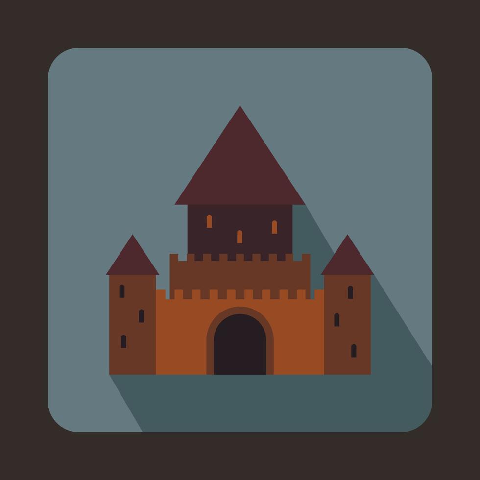 château de chillon, icône de la suisse, style plat vecteur