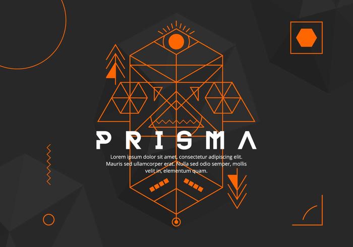 Contexte Prisma vecteur