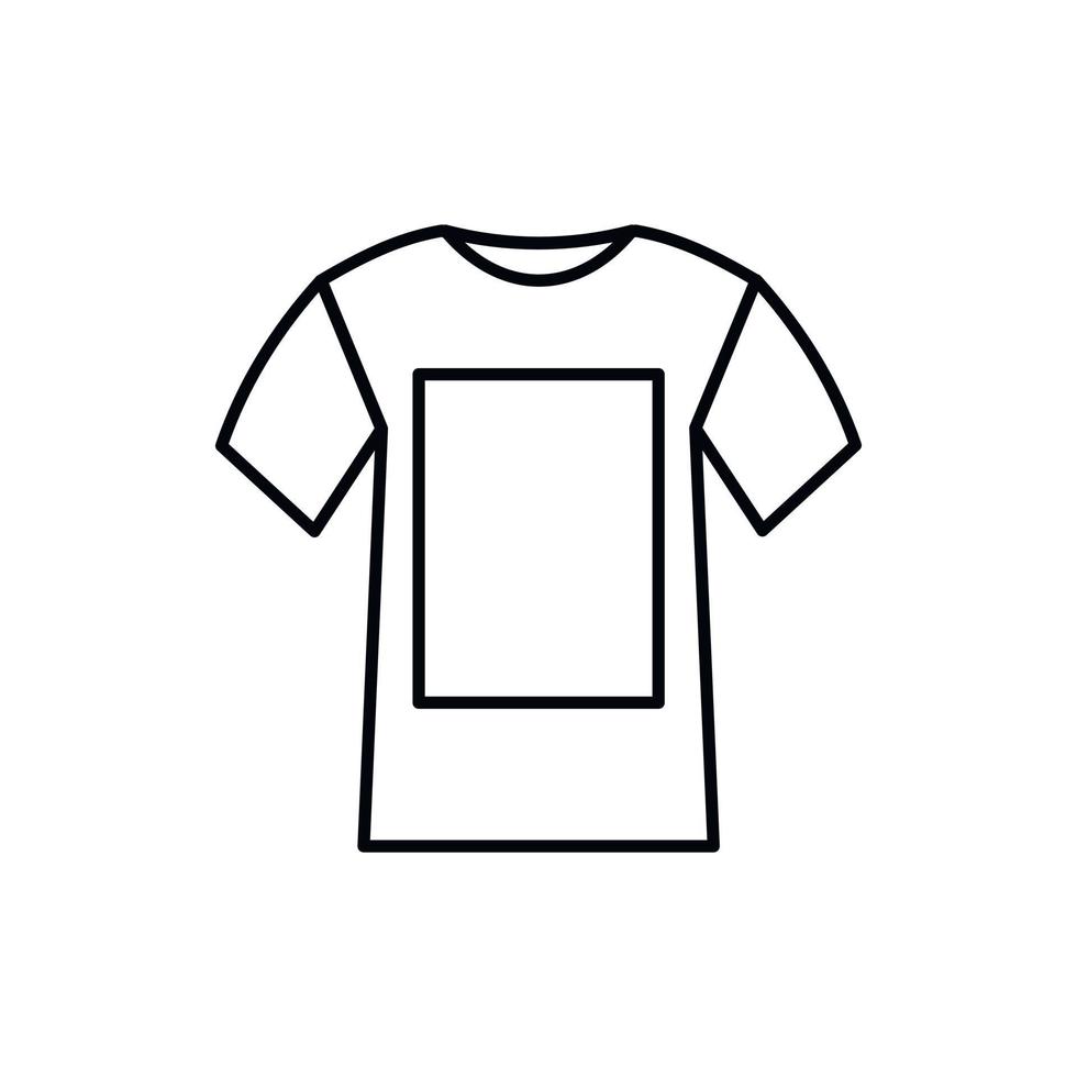 icône de chemise blanche vecteur