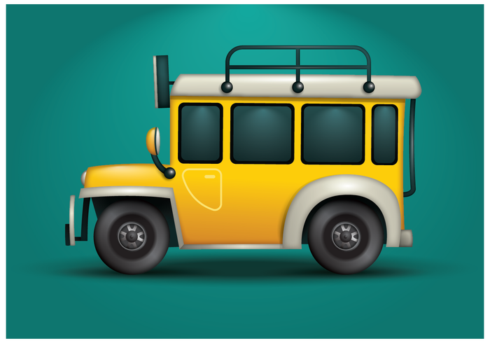 Vecteur Jeepney Illustration libre