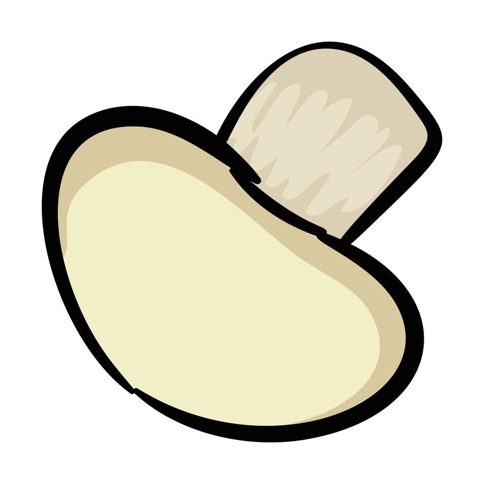 icône de champignon, style cartoon vecteur