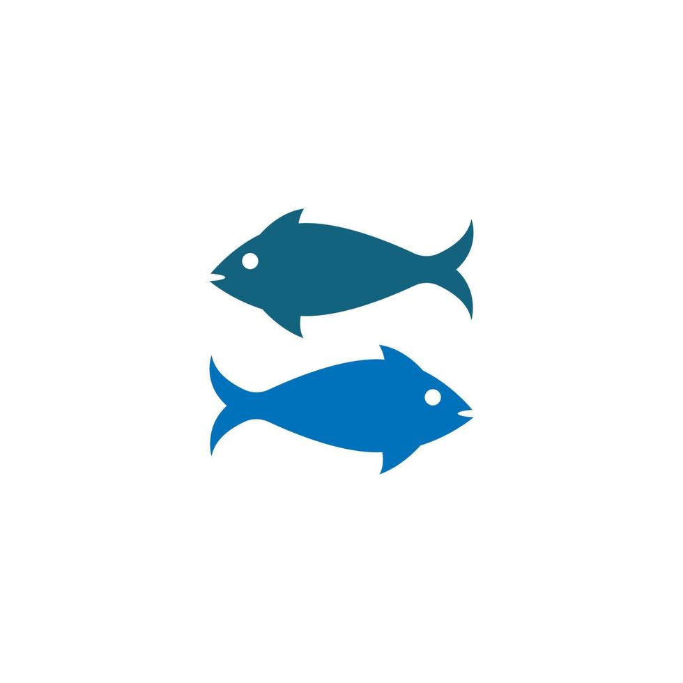 modèle de logo de poisson. symbole de vecteur créatif du club de pêche