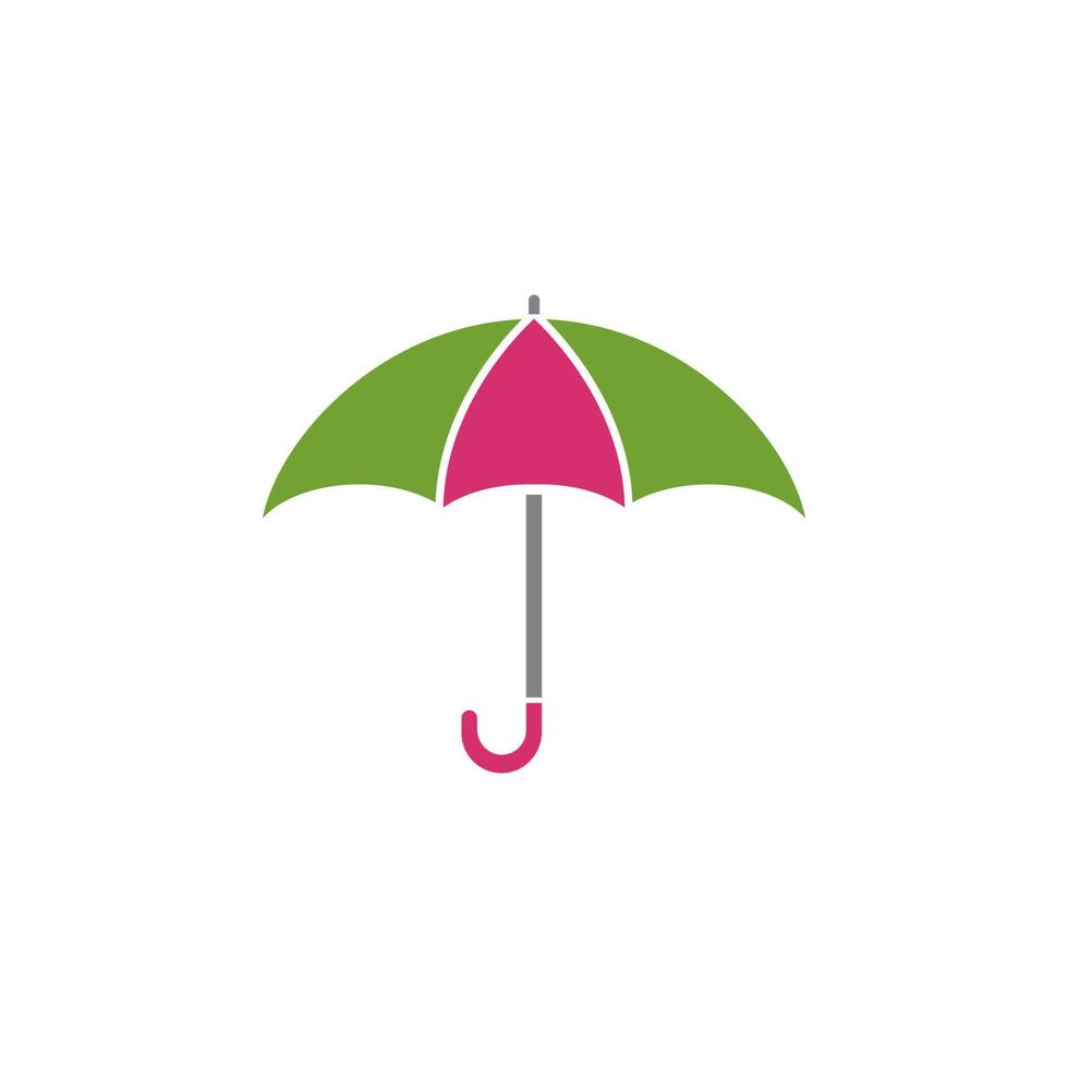 parapluie logo modèle vecteur icône illustration