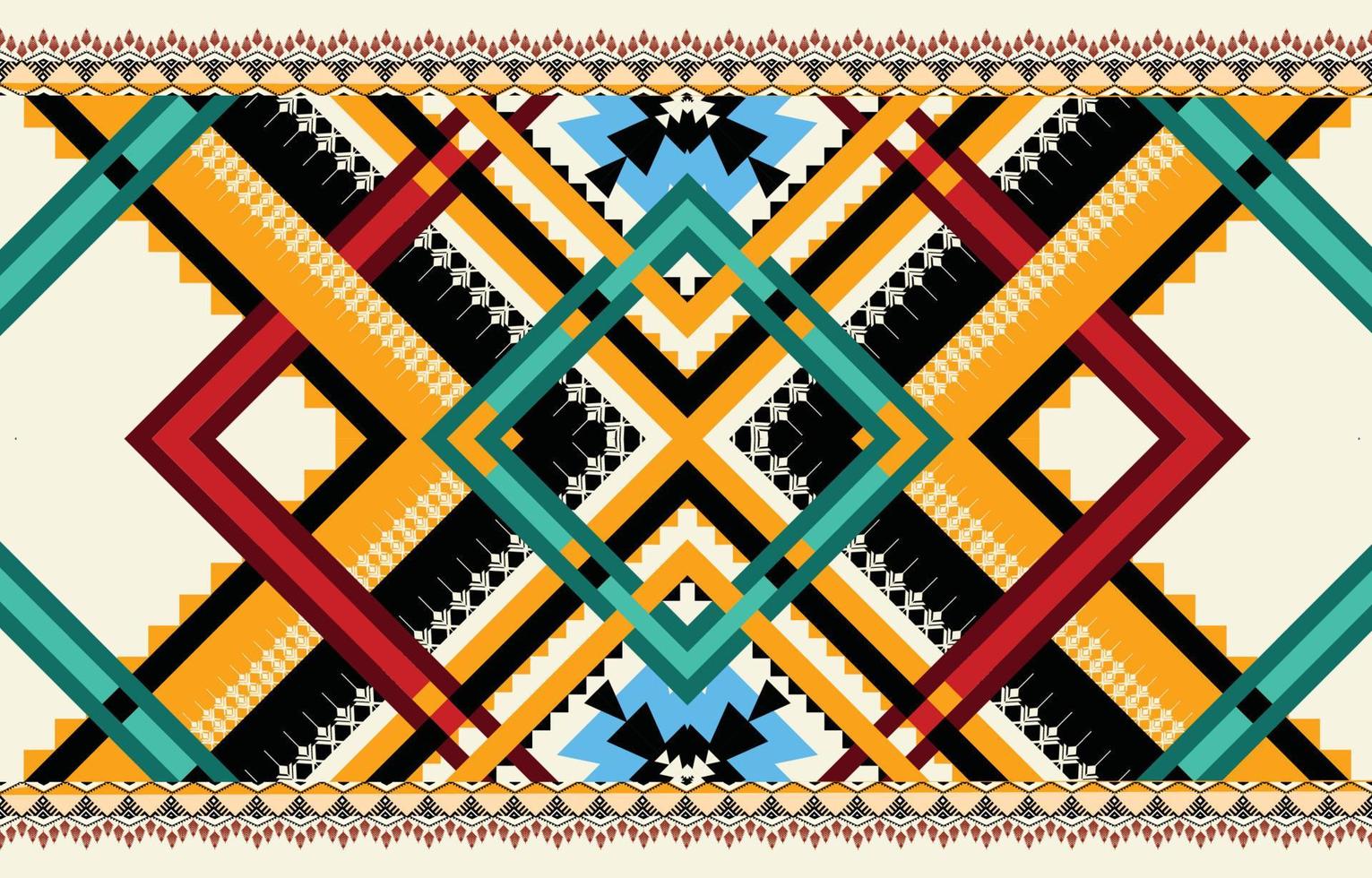 vecteur abstrait ethnique géométrique sans couture. motif de motif aztèque afro-américain. éléments vectoriels conçus pour l'arrière-plan, le papier peint, l'impression, l'emballage, la tuile, le motif de tissu. motif vectoriel.