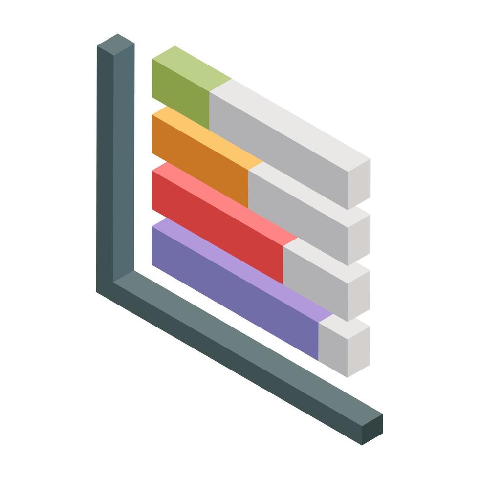 icône de conception créative de graphique vecteur