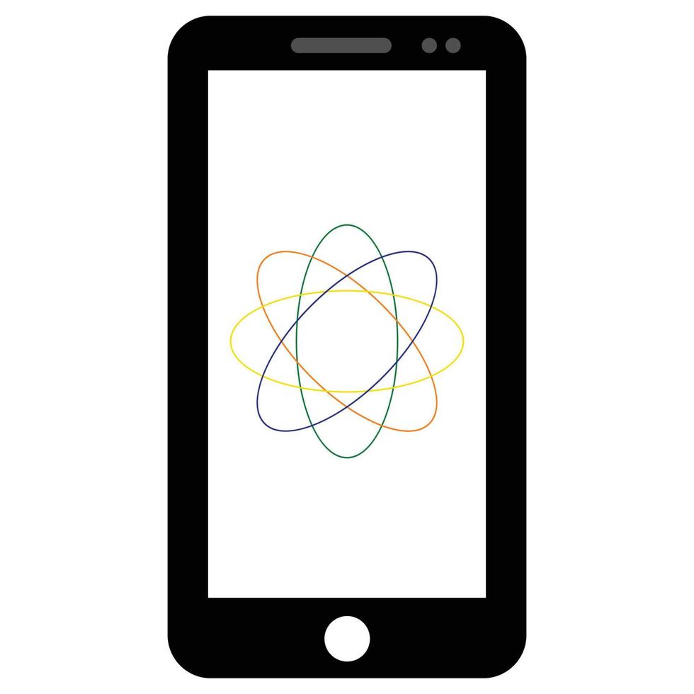 science du téléphone mobile qui peut facilement modifier ou éditer vecteur