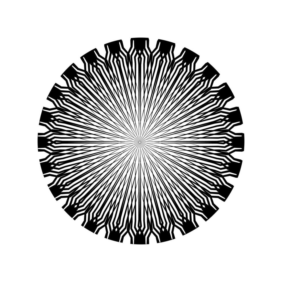 motif de motifs ornementaux en forme de cercle pour la décoration, le motif de motifs, l'ornement, l'arrière-plan, le site Web ou l'élément de conception graphique. illustration vectorielle vecteur