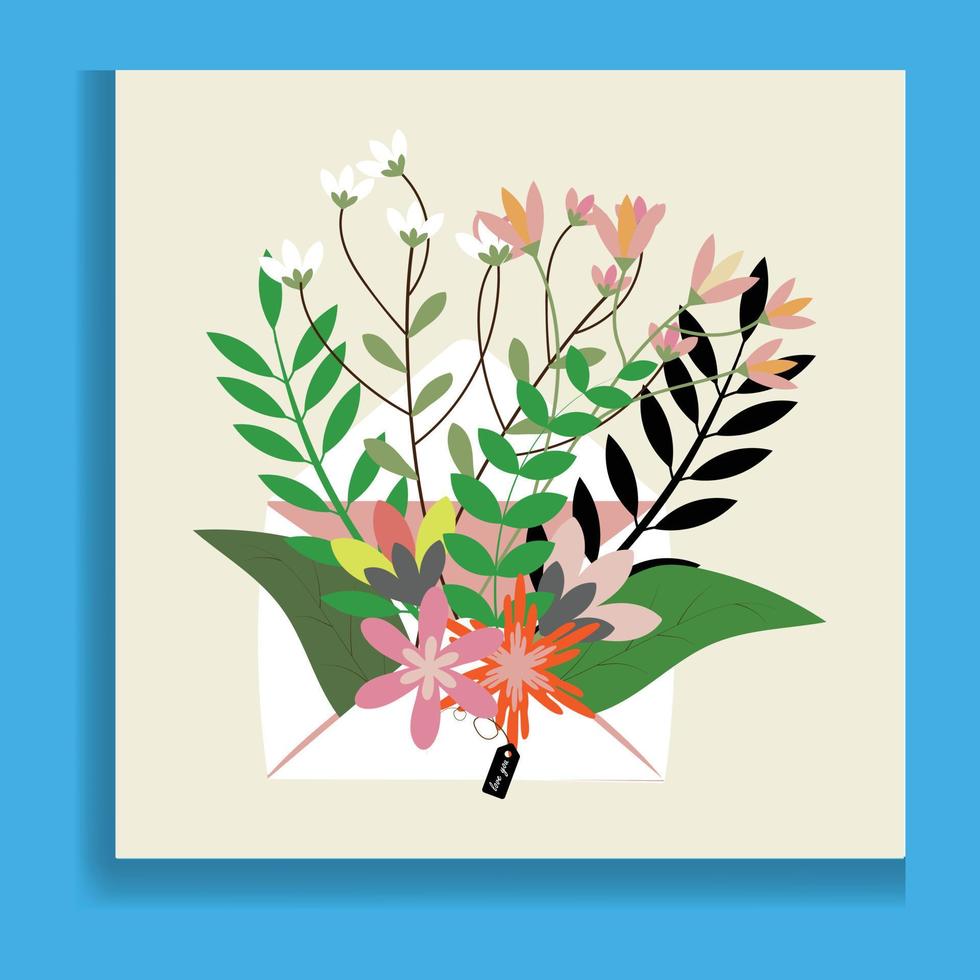 ensemble de formes dessinées à la main et d'éléments de conception de doodle. feuilles, fleurs et plantes exotiques de la jungle. illustration vectorielle tendance moderne et contemporaine abstraite. vecteur