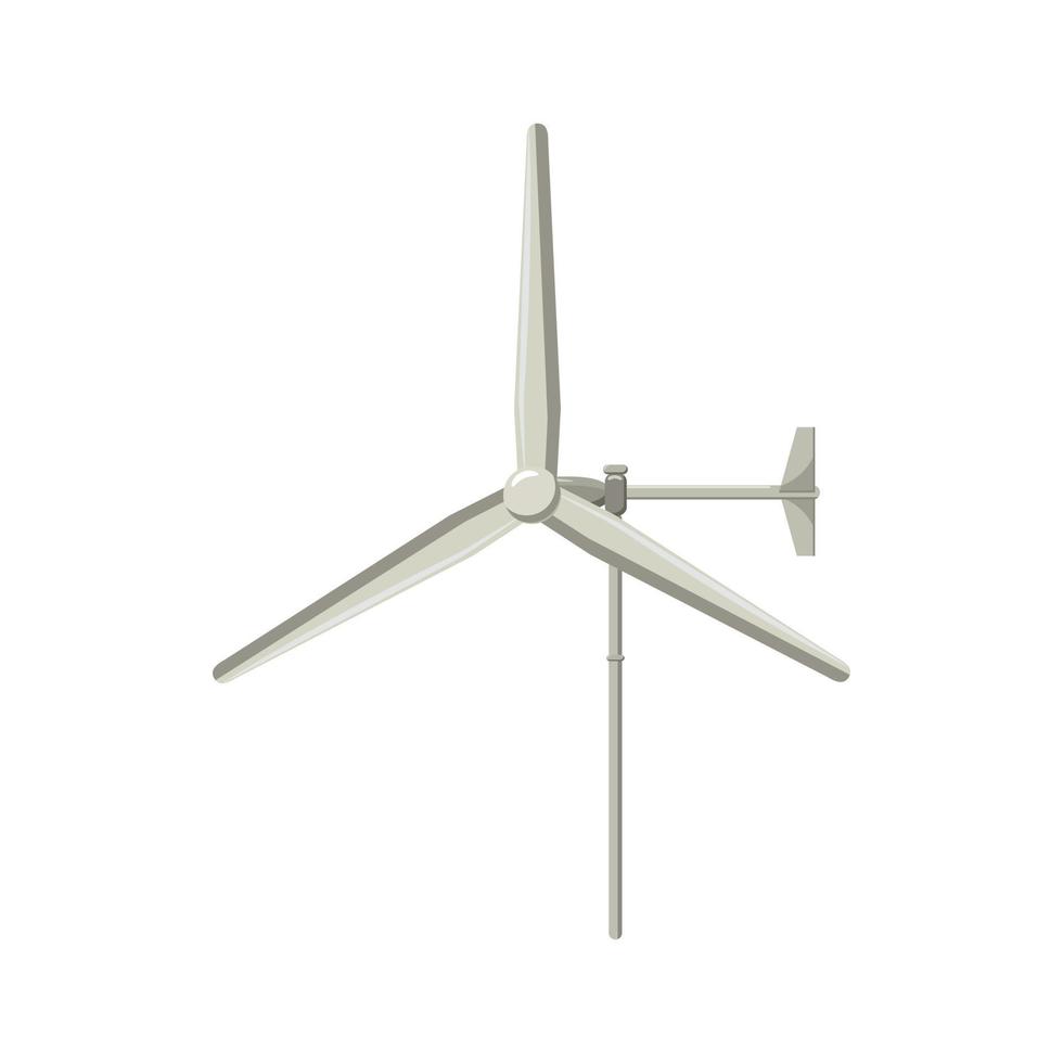 moulin à vent pour l'icône de production d'énergie électrique vecteur