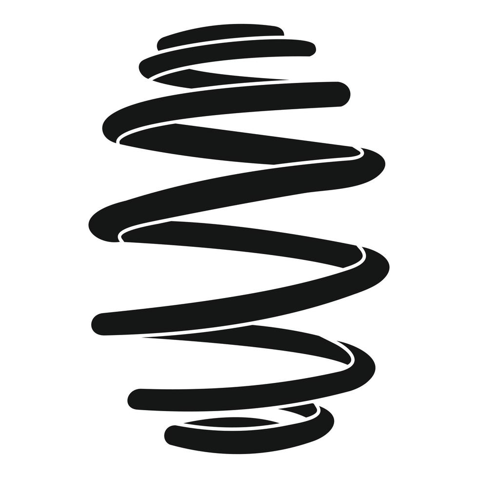 icône de bobine de fil, style simple vecteur