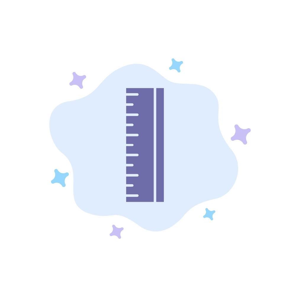 icône bleue de concepteur de conception d'échelle sur le fond abstrait de nuage vecteur