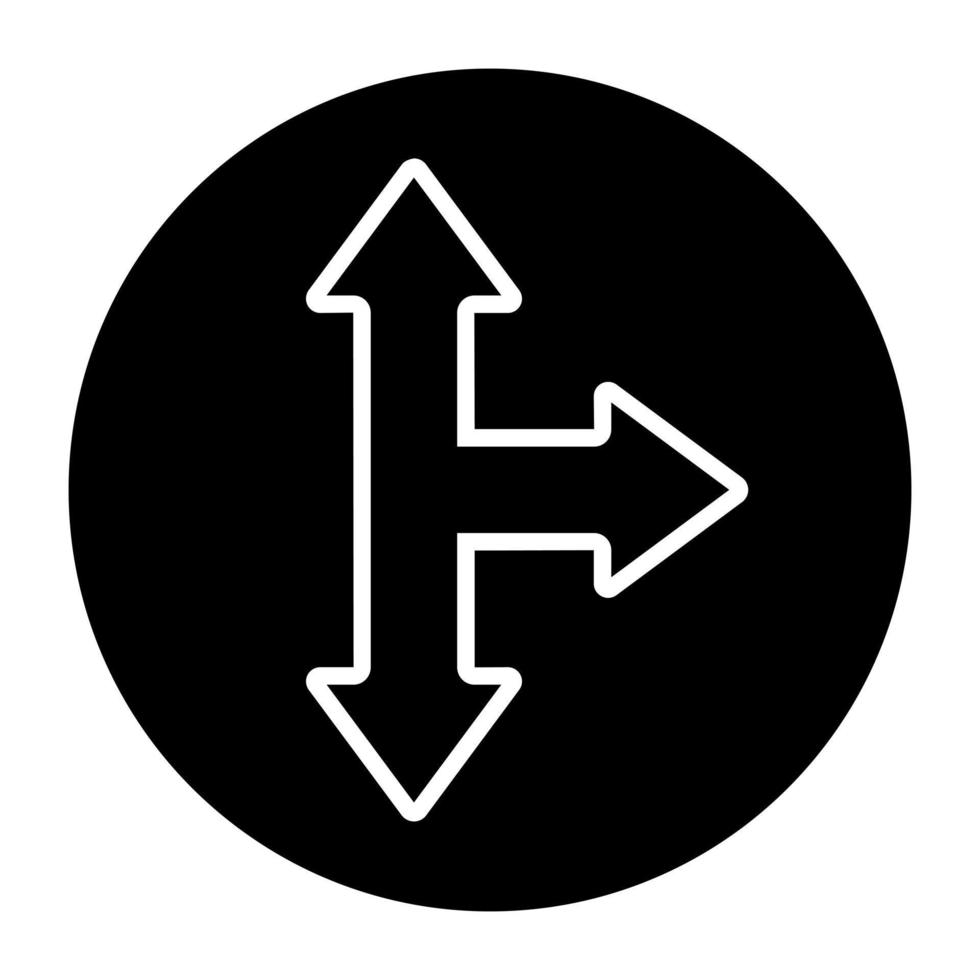 icône de conception parfaite de triples flèches de direction vers le haut vecteur