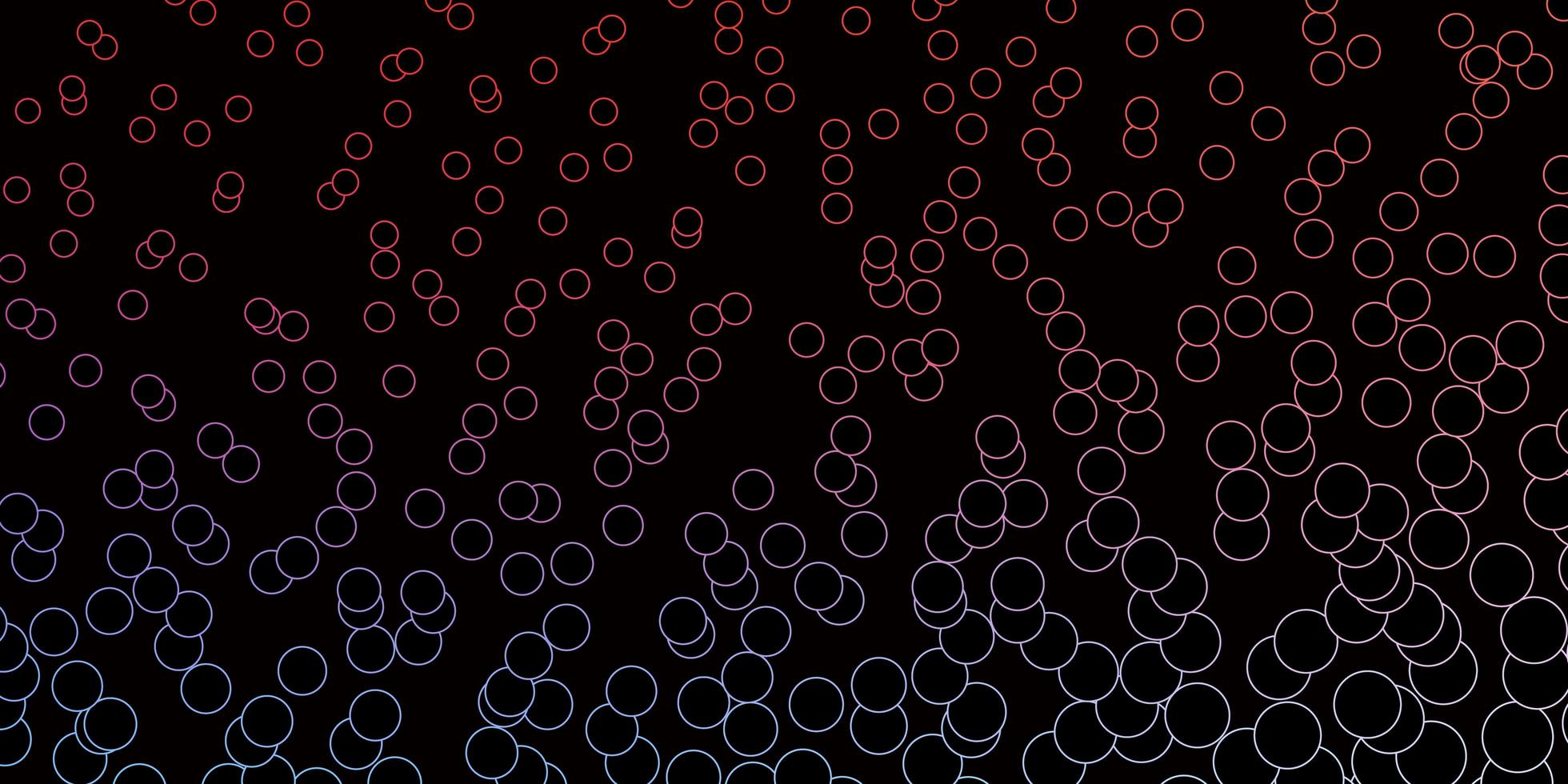 motif de cercles bleus et rouges. vecteur