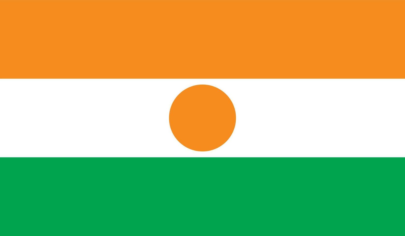 image du drapeau nigérien vecteur
