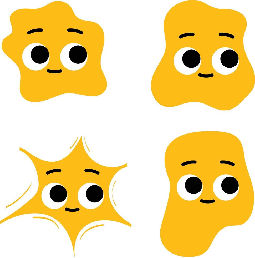 illustration de visage emoji vecteur