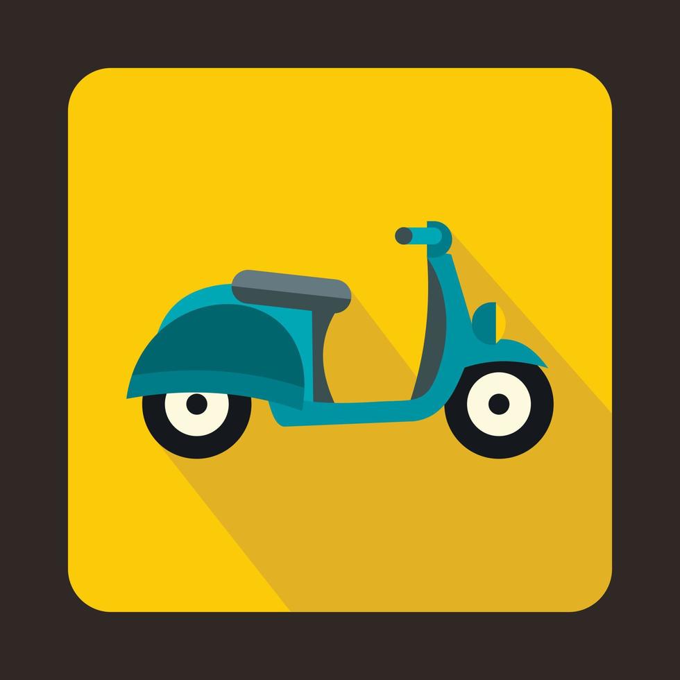 icône de moto dans un style plat vecteur
