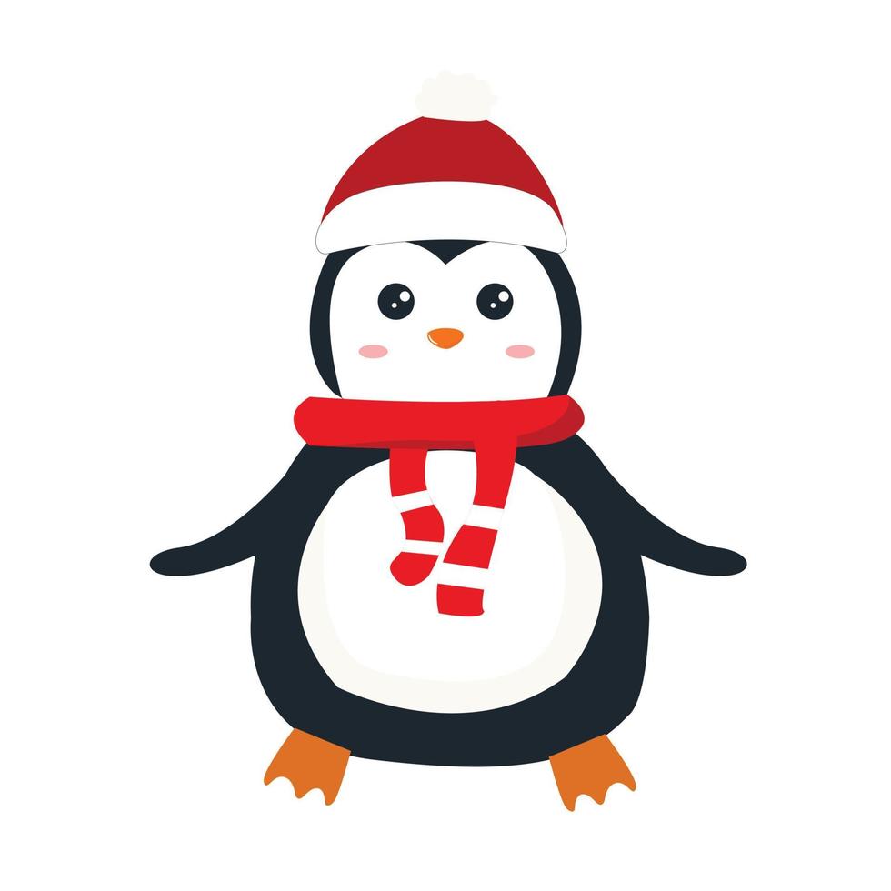 clipart de bonhomme de neige de noël vecteur