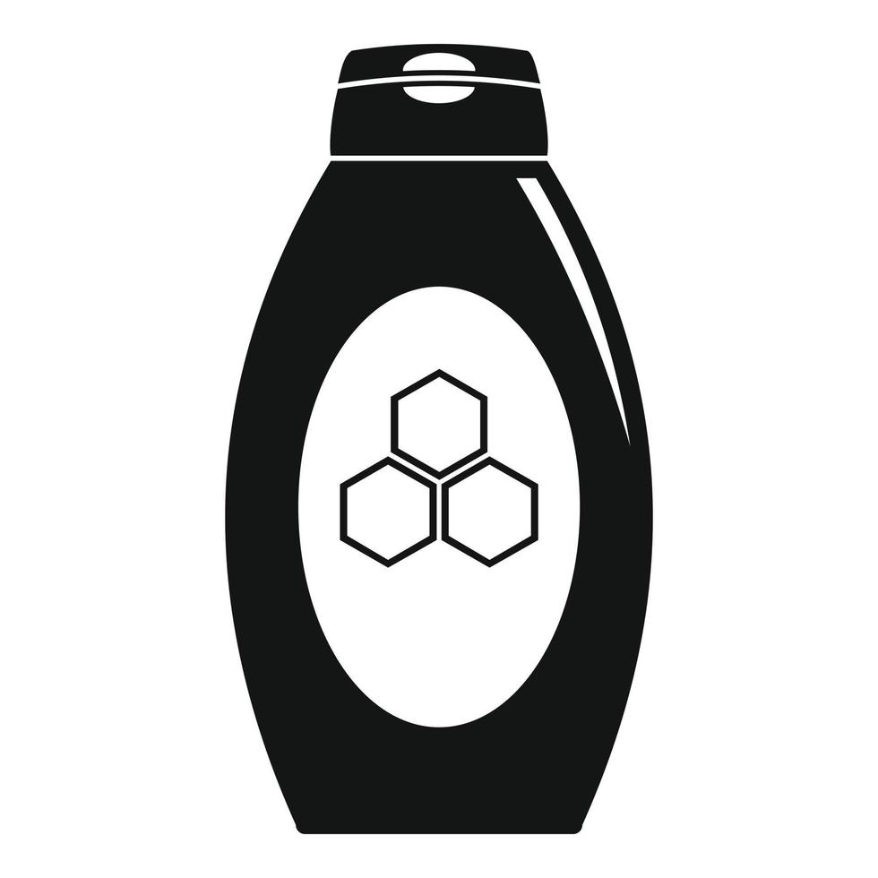 icône de tube de propolis, style simple vecteur