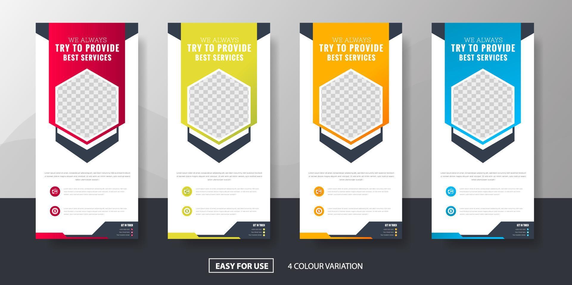 entreprise moderne roll up banner standee template vector design, abstract creative x banner, pull up banner layout for advertising, ads, exhibition, display