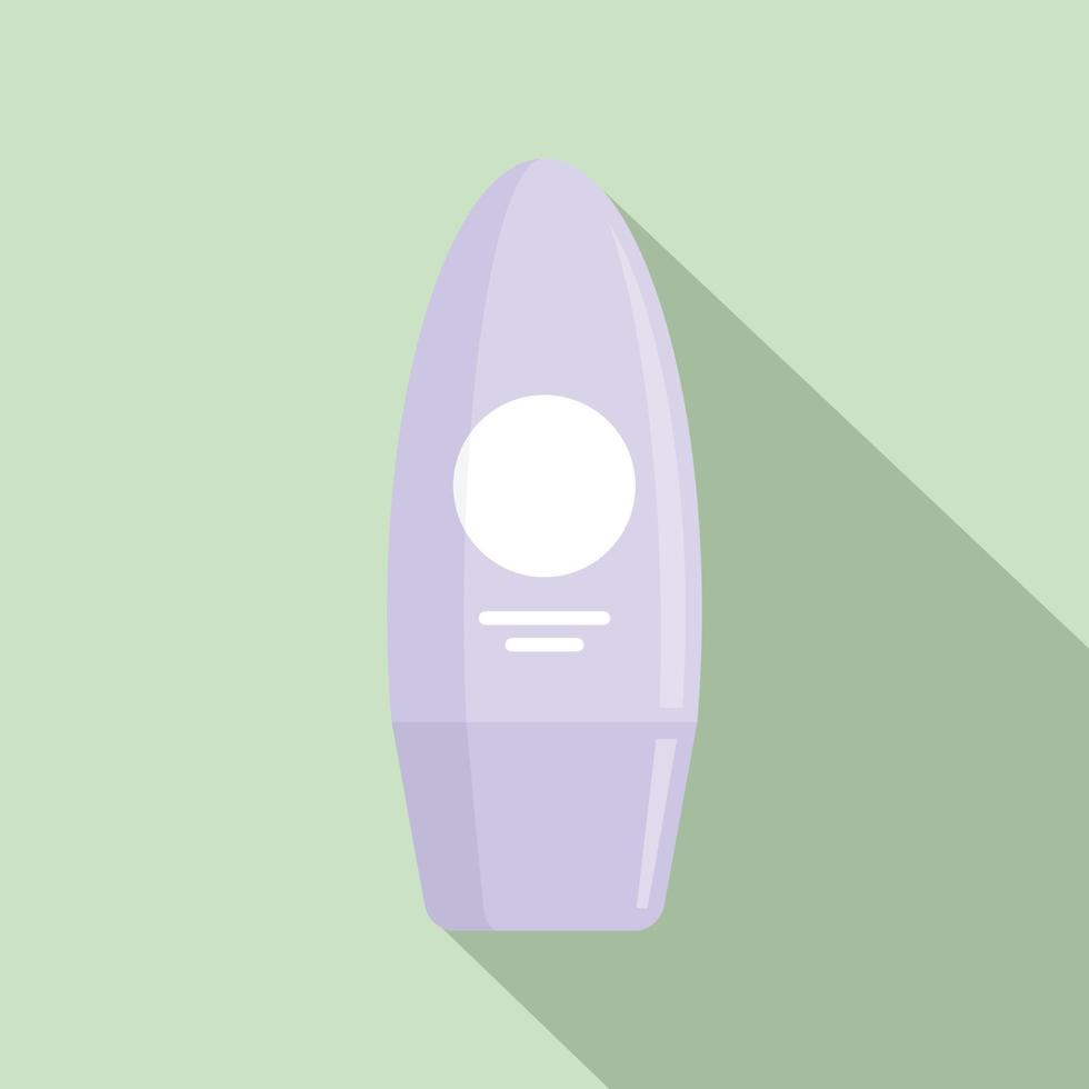 icône de bâton déodorant femme, style plat vecteur