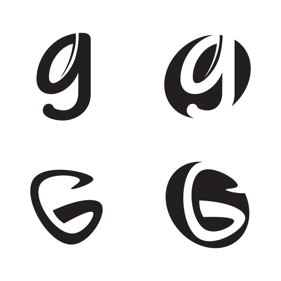 icône d'illustration vectorielle lettre g vecteur