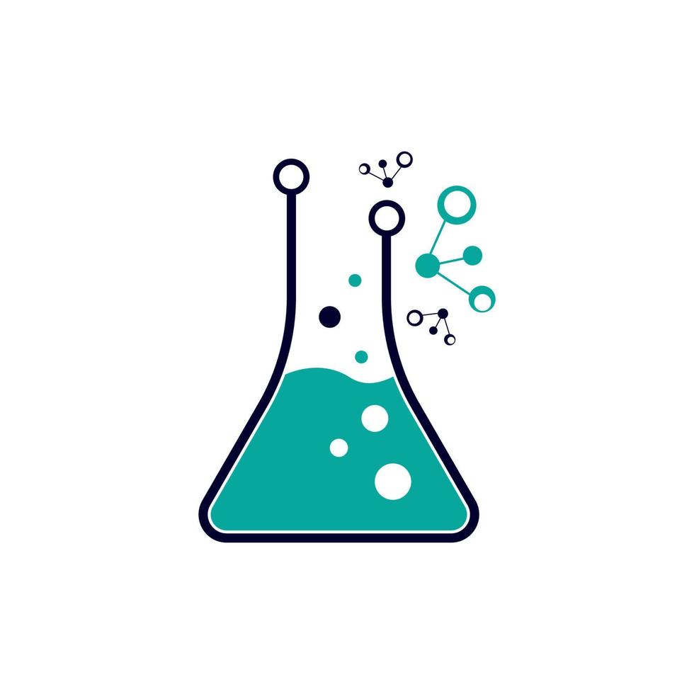 illustration de modèle de vecteur de logo de chimie