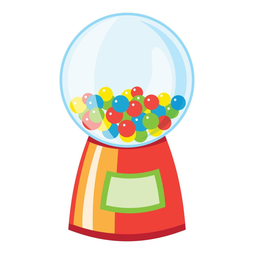 icône de périphérique de chewing-gum, style cartoon vecteur