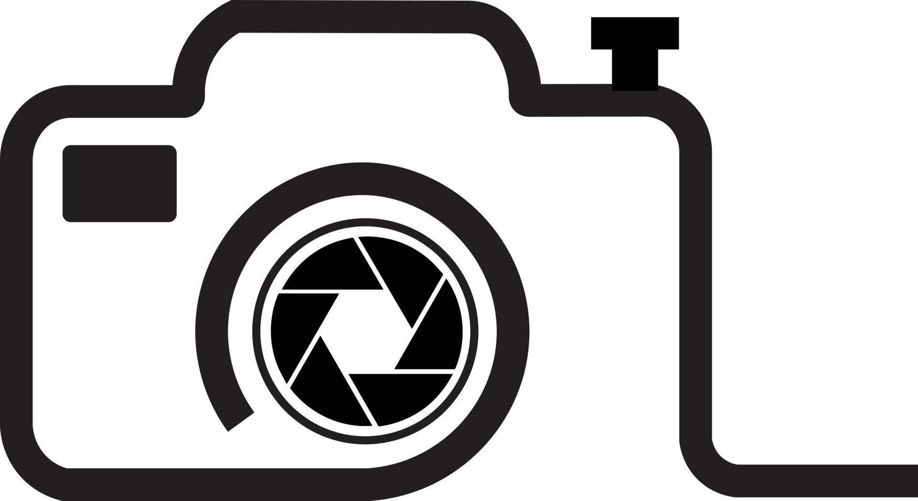 icône de l'appareil photo avec l'icône de l'appareil photo brut vecteur