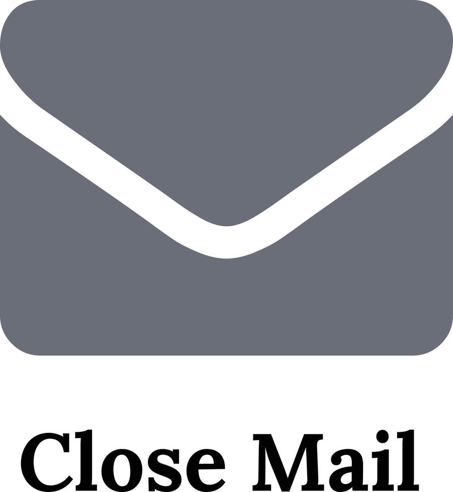 icône de courrier. vecteur entièrement modifiable et évolutif