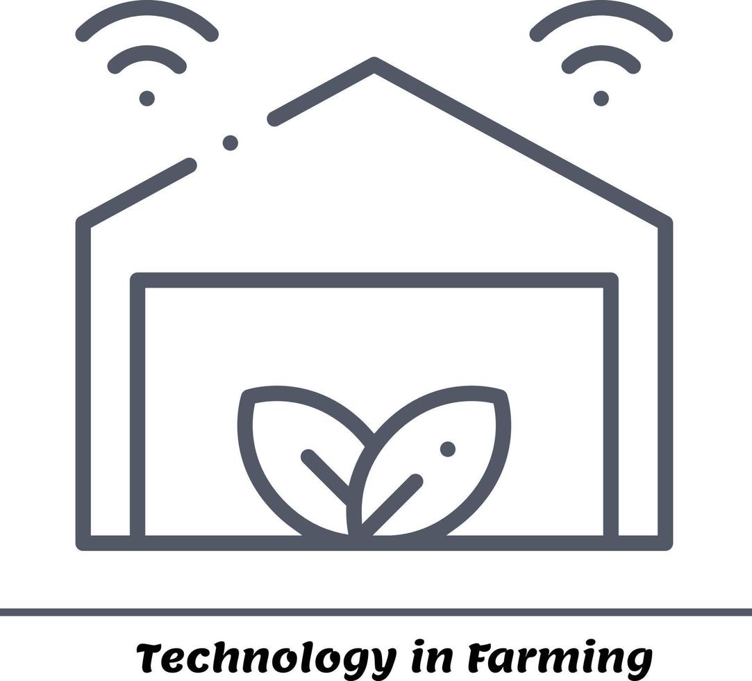 agriculture moderne intelligente, fichier de bundle vectoriel agricole entièrement modifiable et évolutif