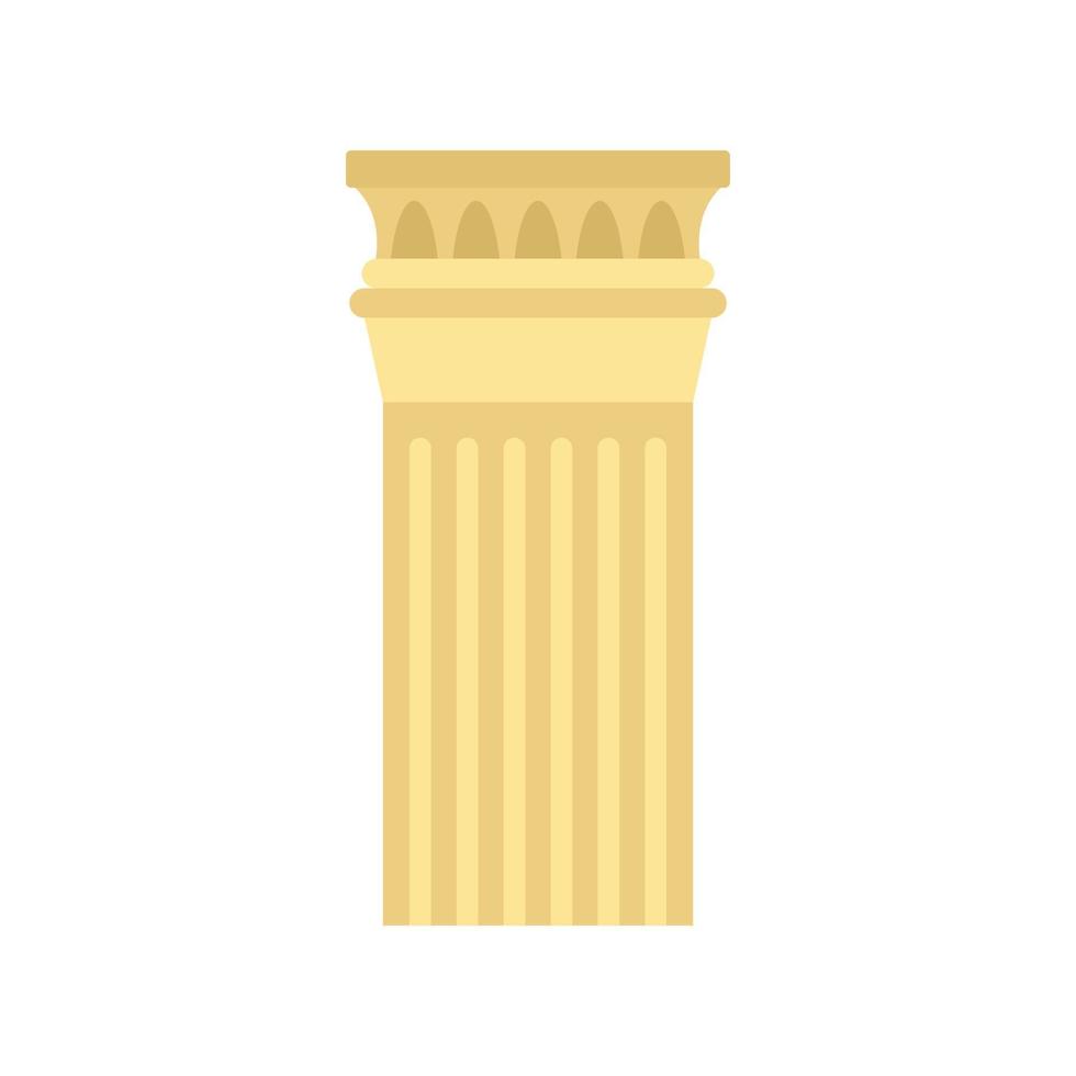 icône de colonne, style plat vecteur
