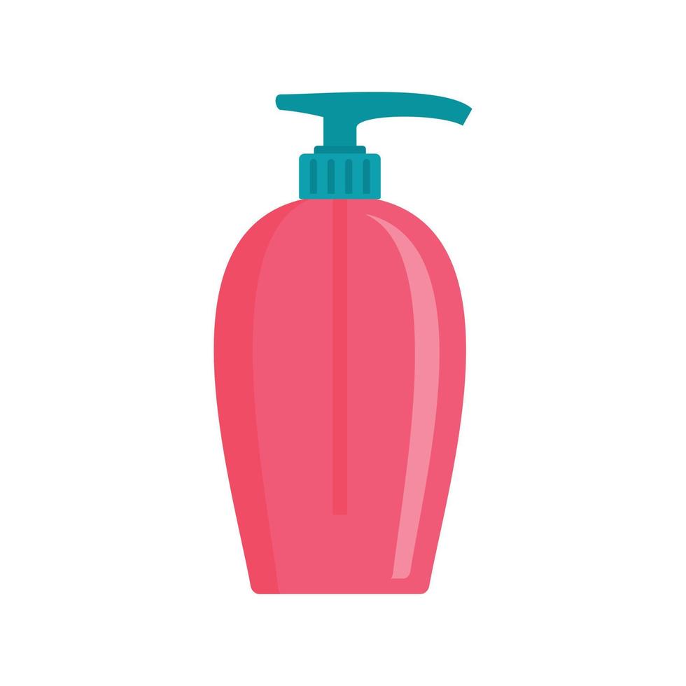 icône de distributeur de savon, style plat vecteur