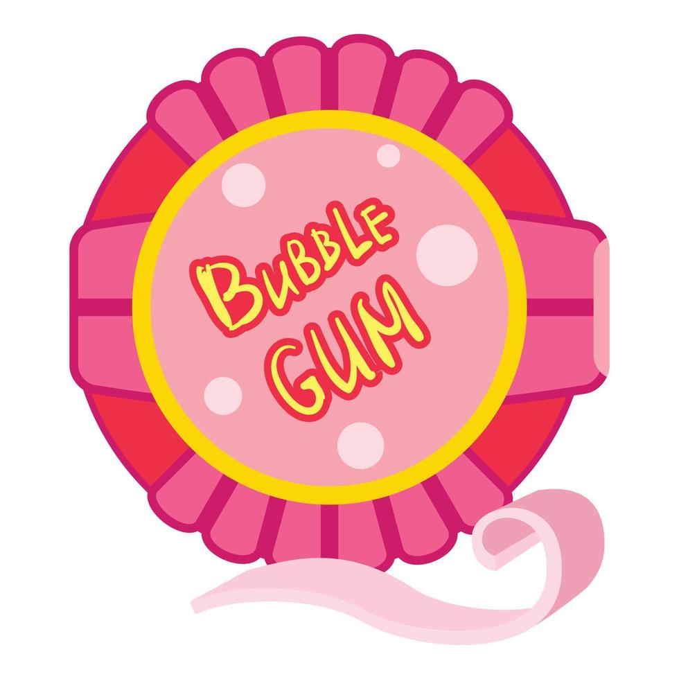 icône de boîte de chewing-gum, style cartoon vecteur