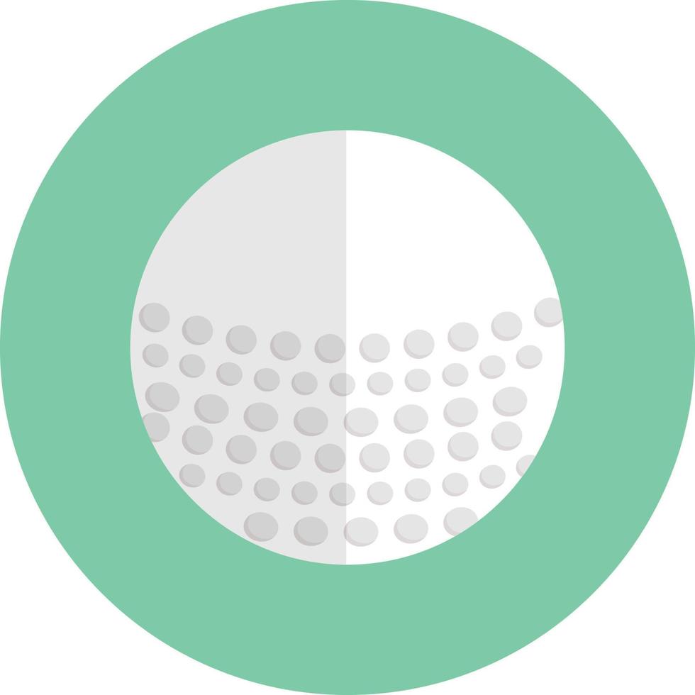 illustration vectorielle de balle de golf sur fond.symboles de qualité premium.icônes vectorielles pour le concept et la conception graphique. vecteur
