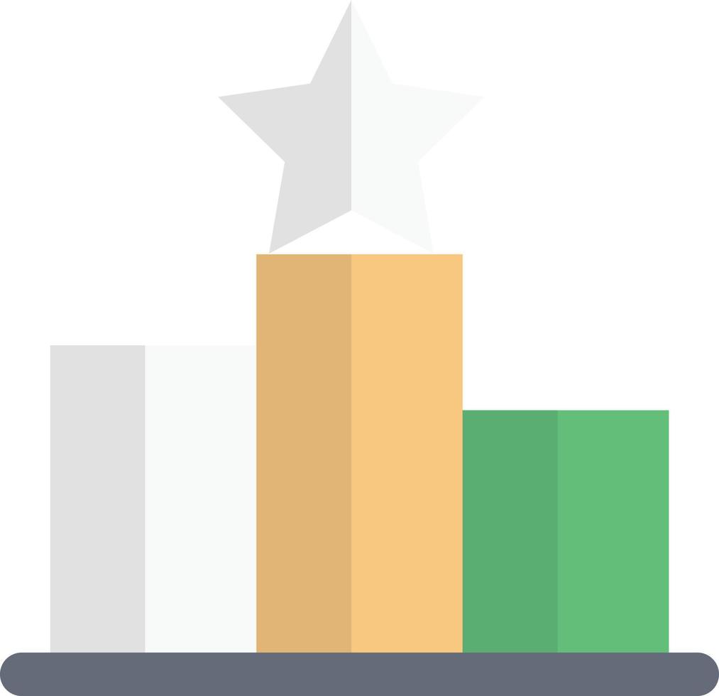 illustration vectorielle de podium sur fond.symboles de qualité premium.icônes vectorielles pour le concept et la conception graphique. vecteur