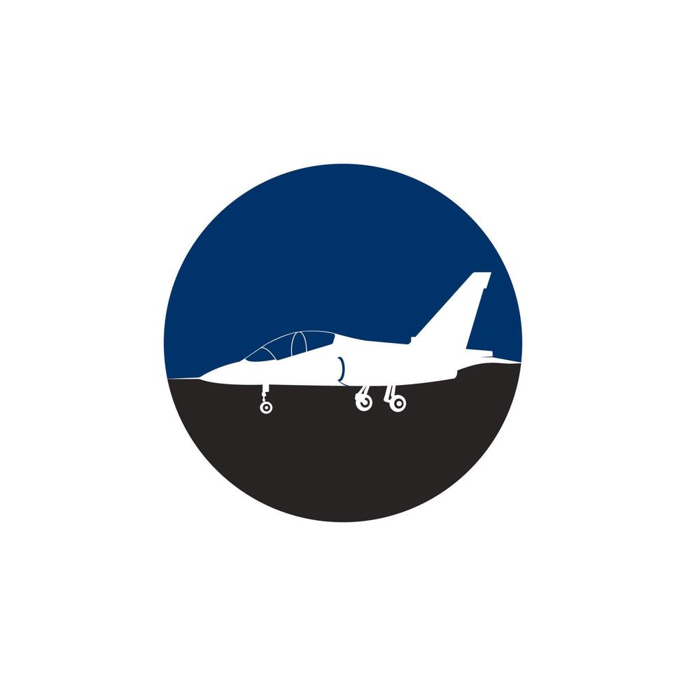 icône d'avion de chasse vecteur
