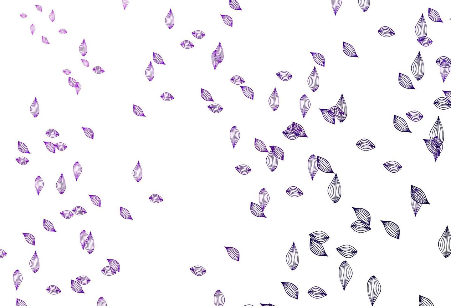 texture de doodle vecteur violet clair, rose.