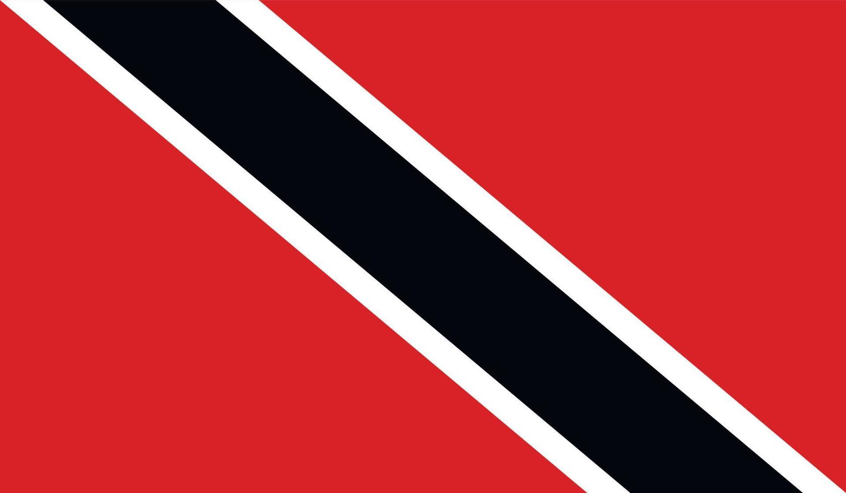 image du drapeau de trinité-et-tobago vecteur