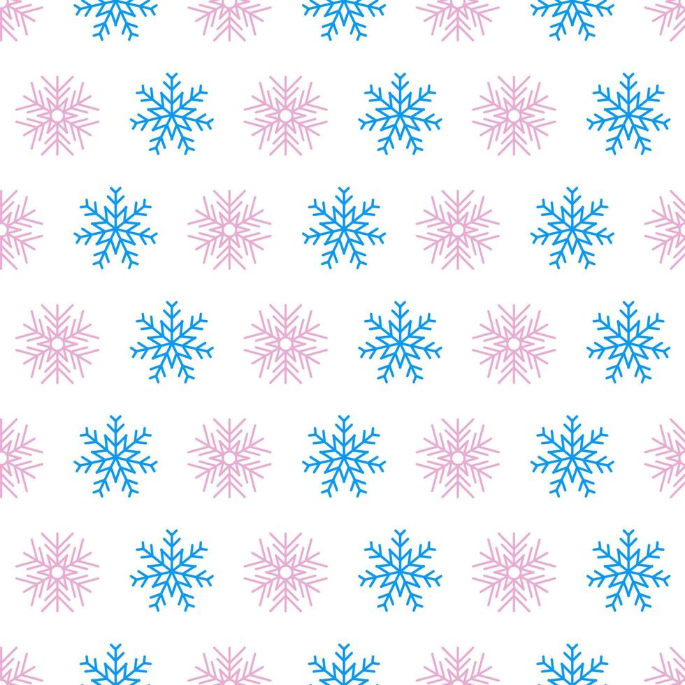 fond transparent de flocons de neige. éléments de décoration de noël et du nouvel an. illustration vectorielle. vecteur