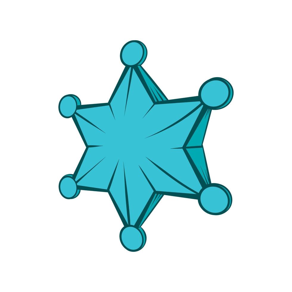 icône étoile, style dessiné à la main vecteur