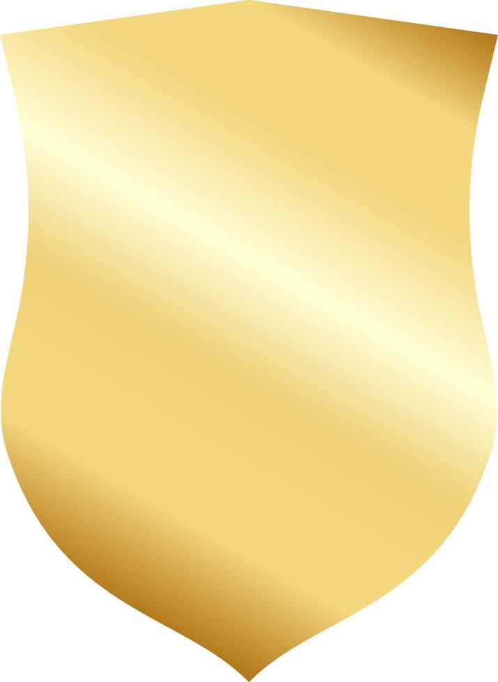 illustration de conception d'étiquette d'insigne d'or vecteur